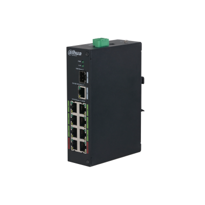 DH-LR2110-8ET-120-V2 Switch no administrado de 10 puertos con ePoE de 8 puertos